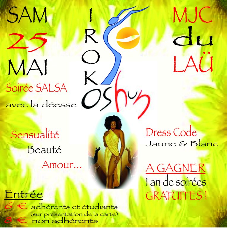 flyer soirée Iroko