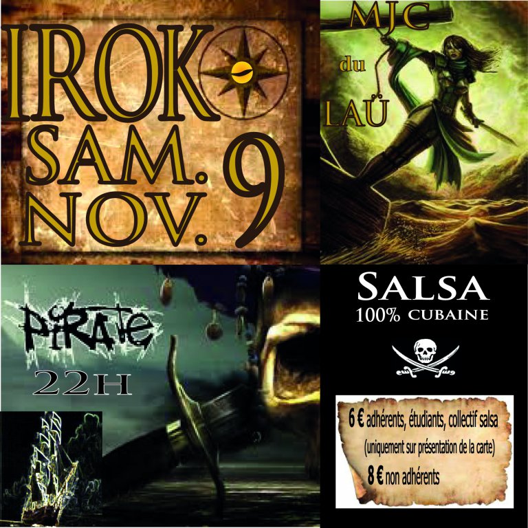 flyer soirée Iroko