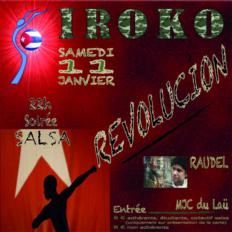 flyer soirée Iroko