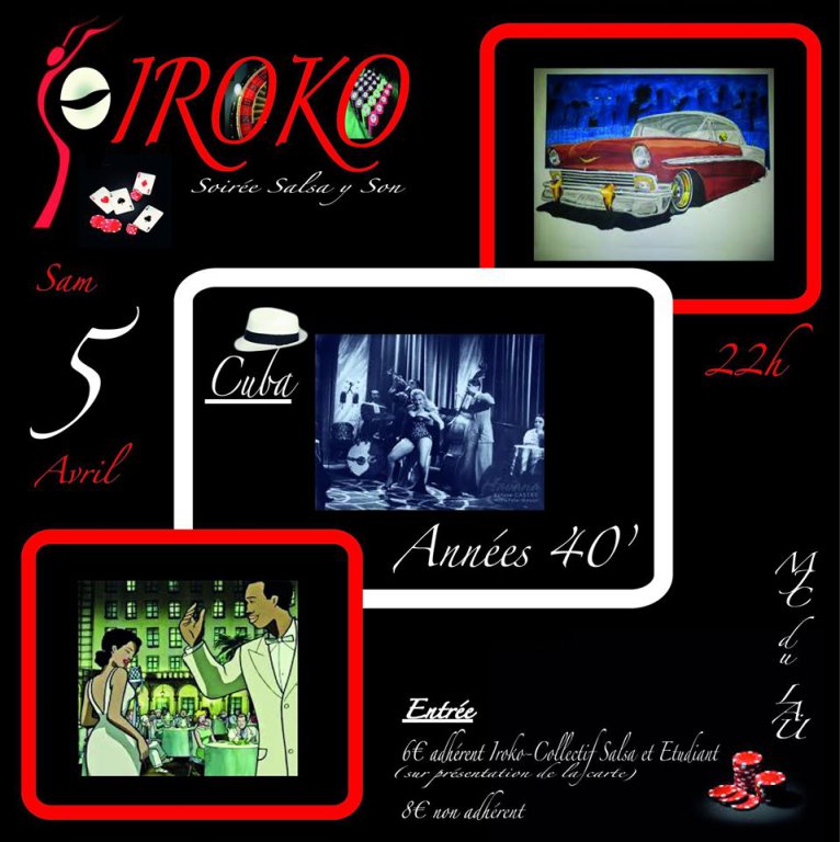 flyer soirée Iroko