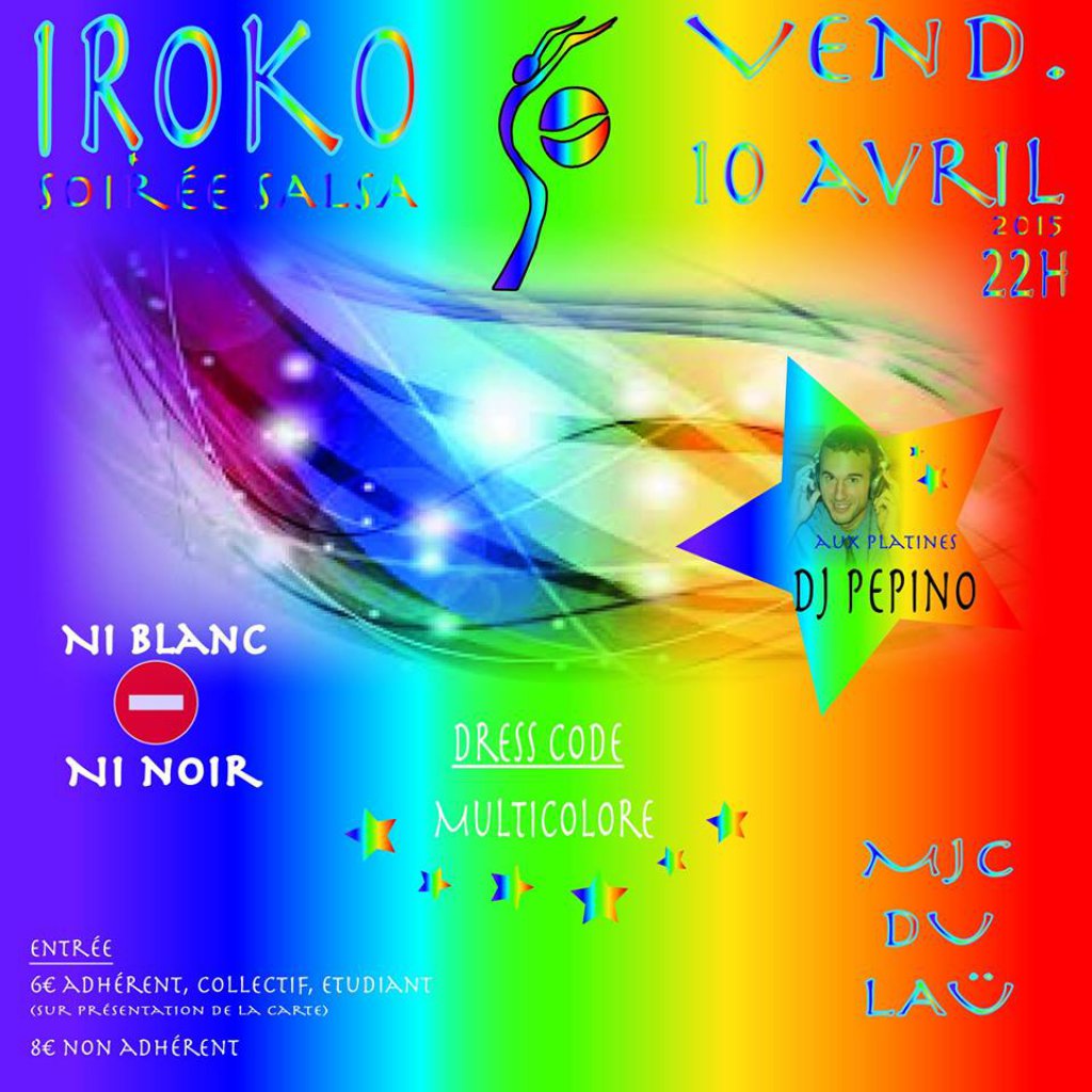 flyer soirée Iroko