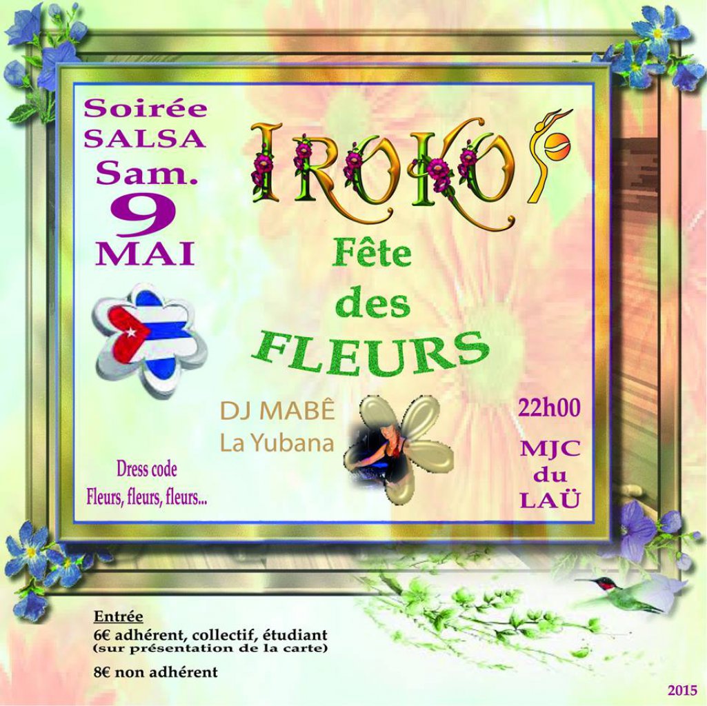 flyer soirée Iroko