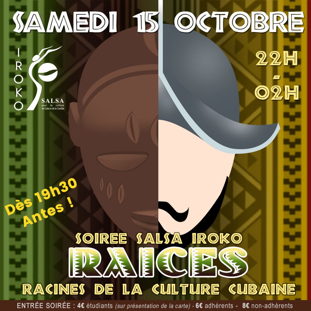 flyer soirée Iroko