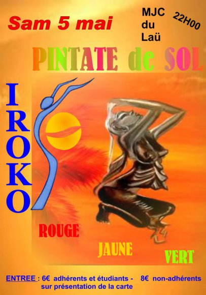 flyer soirée Iroko