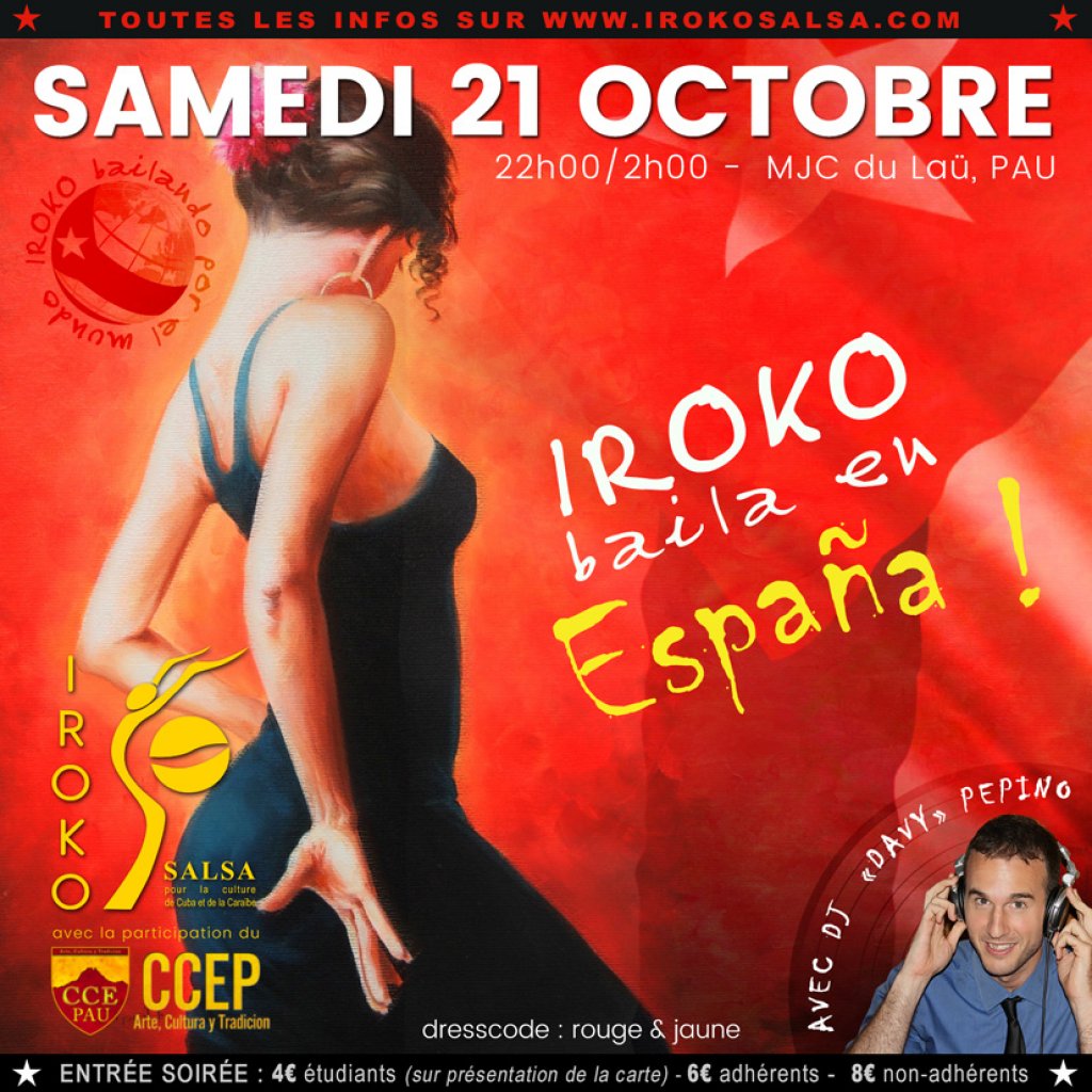 flyer soirée Iroko