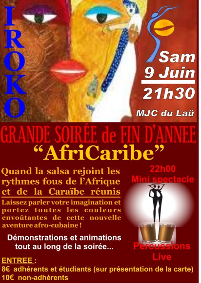 flyer soirée Iroko